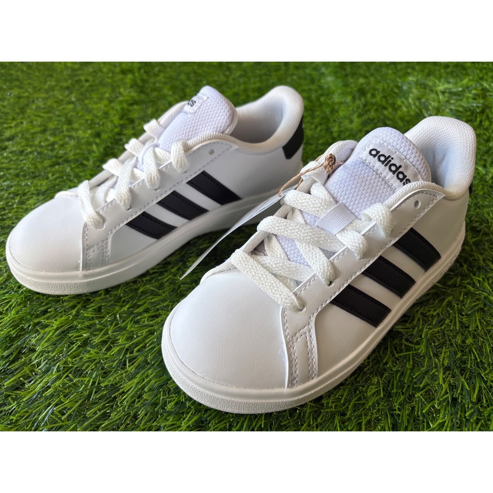 Adidas Grand Court 2.0 K Kids Sneakers White Black GW6511